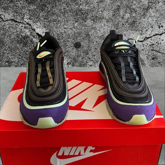 •DS• Nike Air Max 97 Slime Halloween (2020) • Size 8M/9.5W (GLOWS in Dark) - Picture 12 of 13
